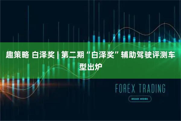 趣策略 白泽奖 | 第二期“白泽奖”辅助驾驶评测车型出炉