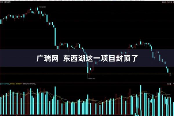 广瑞网  东西湖这一项目封顶了